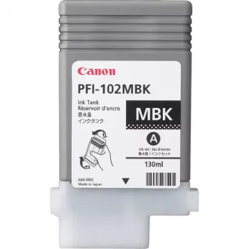Canon PFI-102MBK oriģinālā tintes kasetne, matēti melna
