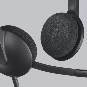 LOGITECH H340 USB austiņas, melnas