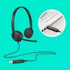 LOGITECH H340 USB austiņas, melnas