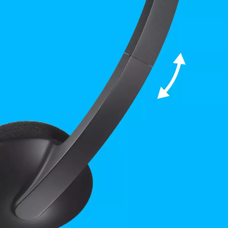 LOGITECH H340 USB austiņas, melnas