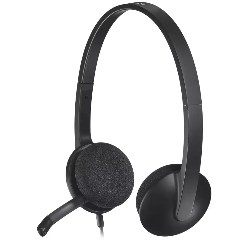 LOGITECH H340 USB austiņas, melnas