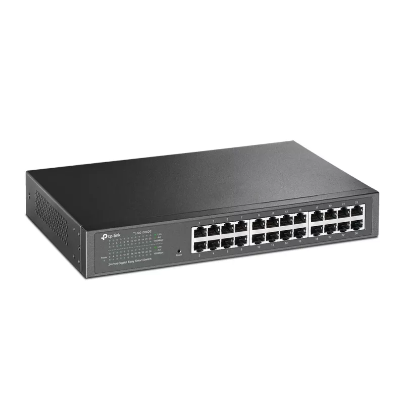 TP-Link TL-SG1024DE 24 portu Gigabit Easy Smart slēdzis, pārvaldāms, L2, 19 inch statīva stiprinājums, 1U