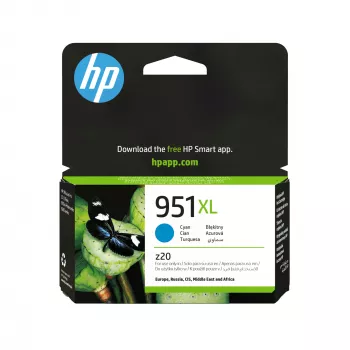 HP 951XL Cyan oriģinālā augstas ražības tintes kasetne