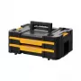 Detaļu kārbina DeWalt DWST1-70706, plastmasa, 8 L, 2 nodalījumi, fiksējams, rokturis, 440×314×176 mm, melna
