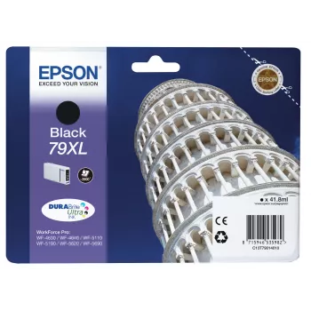 Epson C13T79014010 T7901 Black DURABrite Ultra tintas kasetne (melnā)
