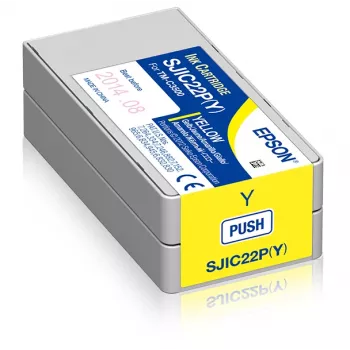 Epson SJIC22P(Y) dzeltena tintes kasetne ColorWorks C3500
