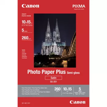 Canon SG-201 Fotopapīrs Pusspīdīgs 10x15cm - 5 loksnes