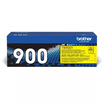 Brother TN-900Y oriģinālā dzeltenā tonera kasetne (1 gab.)