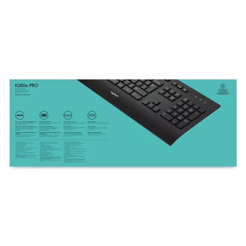 Logitech vadu tastatūra K280e - Qwerty US International