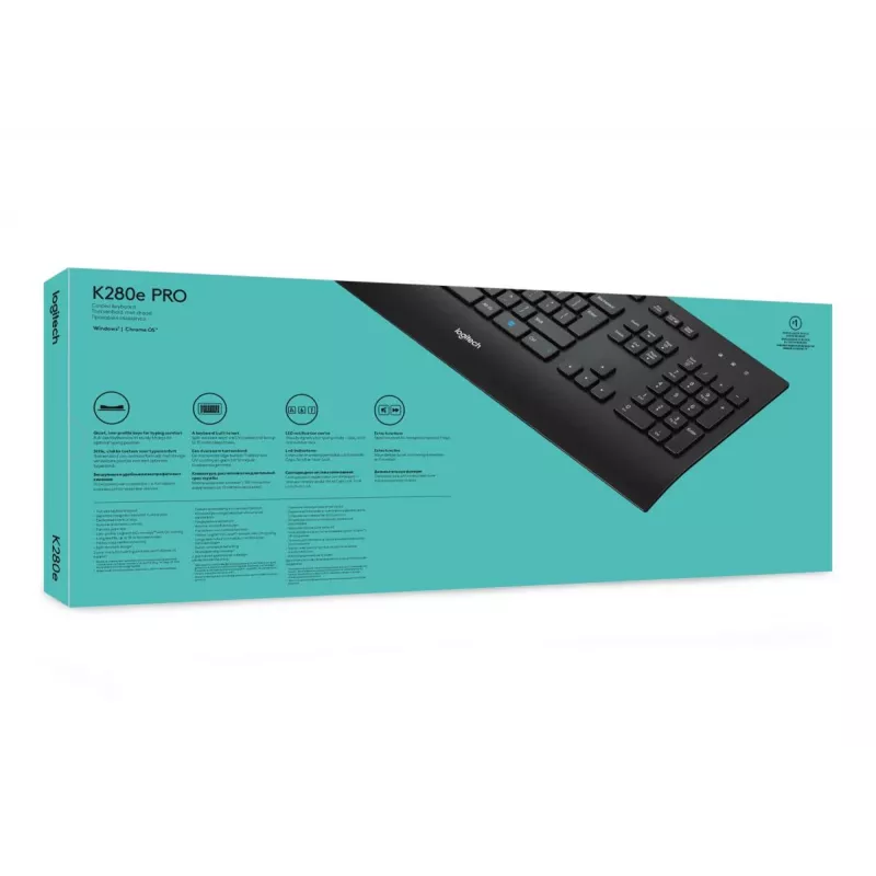 Logitech vadu tastatūra K280e - Qwerty US International