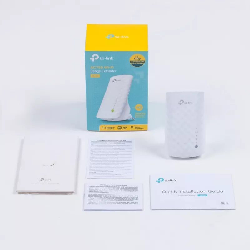 TP-Link RE200 tīkla pastiprinātājs (repeater) balts 10/100 Mbit/s