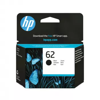 HP 62 Black Original Ink Cartridge - oriģinālā HP tintes kasetne melna