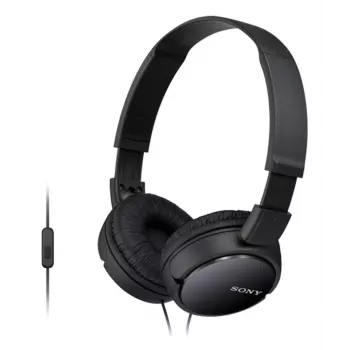 Sony MDR-ZX110AP vadu austiņas ar mikrofonu, melnas