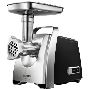 Bosch MFW68660 gaļas maļamā mašīna 800 W, melna, hromēta