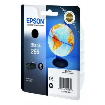Epson 266 melnā tintes kasetne (viena iepakojumā)