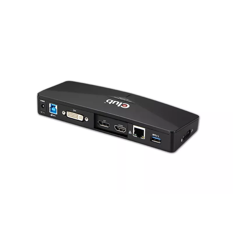 CLUB3D CSV-3103D Universāla USB 3.1 Gen 1 UHD 4K dokstacija ar DisplayLink™