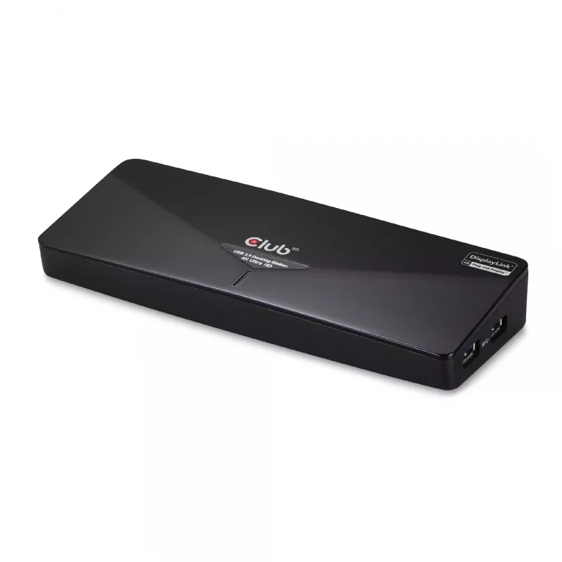 CLUB3D CSV-3103D Universāla USB 3.1 Gen 1 UHD 4K dokstacija ar DisplayLink™