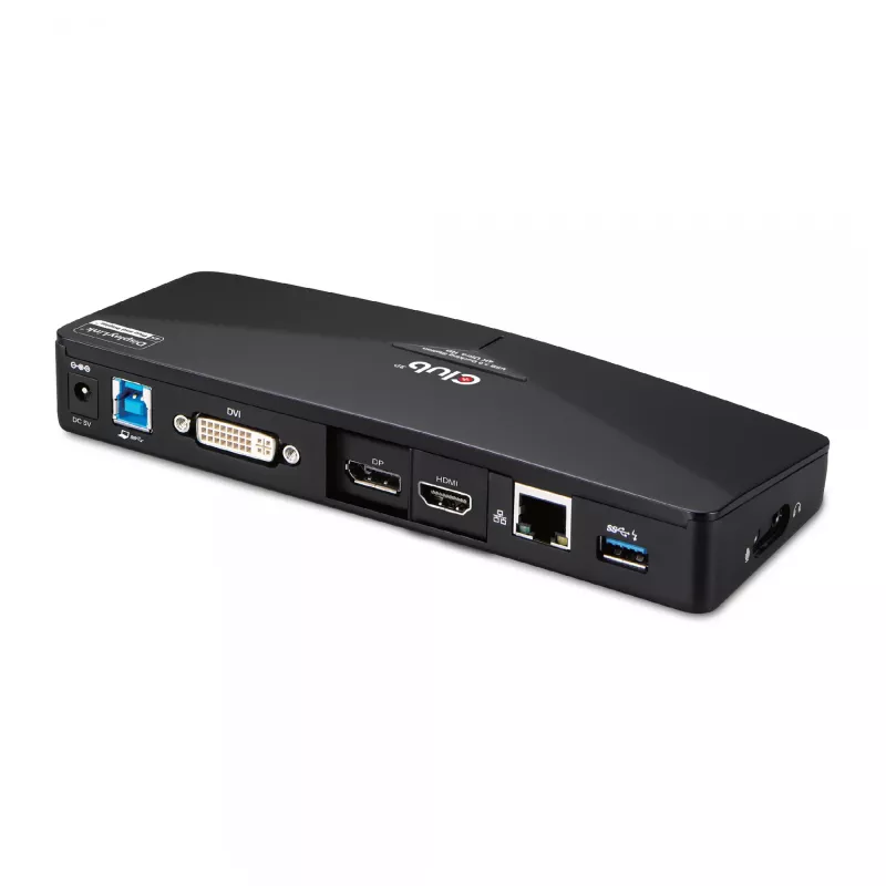 CLUB3D CSV-3103D Universāla USB 3.1 Gen 1 UHD 4K dokstacija ar DisplayLink™