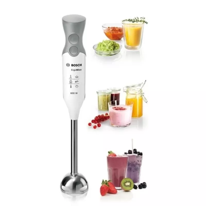 Bosch MSM66110 rokas blenderis 600 W Pelēks, Balts