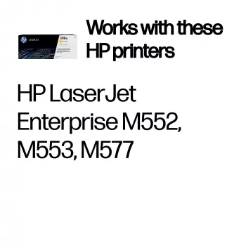 HP 508A dzeltena oriģinālā lāzerprintera tonera kasetne