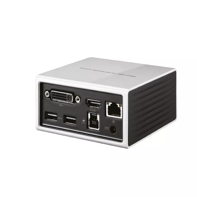 CLUB3D USB 3.2 Gen 1 Mini Dokošanas stacija 4K UHD pie 30Hz, īpaši plāns dizains