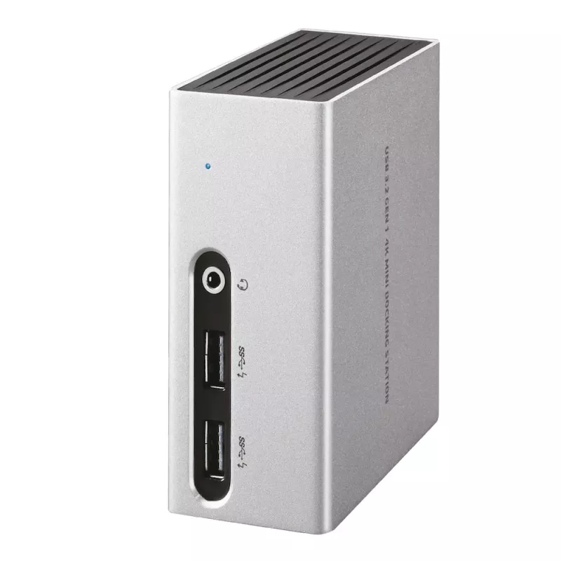 CLUB3D USB 3.2 Gen 1 Mini Dokošanas stacija 4K UHD pie 30Hz, īpaši plāns dizains
