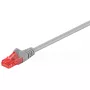 Tīkla kabelis Goobay CAT 6 Patch Cable RJ-45 Cat6 7.5m Pelēks