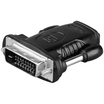 Dzimuma mainītājs HDMI 19pin F uz DVI-D 24+1pin M Goobay 68482