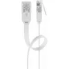 Goobay RJ45 CAT6 plakanais U/UTP CU 15m balts