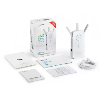 TP-LINK RE450 Wi-Fi pastiprinātājs AC1750, 2.4GHz/5GHz, 450+1300 Mbit/s, Gigabit Ethernet, 3 ārējās antenas