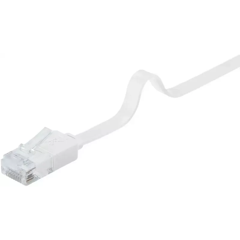 Goobay 95155 tīkla kabelis Cat6 U/UTP balts, 7 m, RJ-45 ar zeltītiem kontaktiem