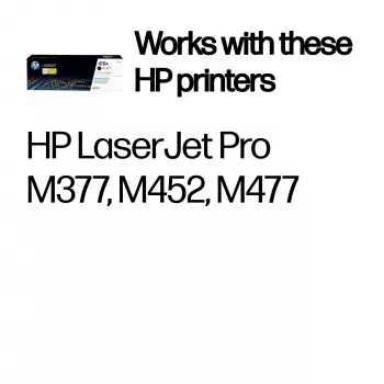 HP 410A melns oriģināls lāzerprintera tonera kasetne, 2300 lapas, melns, 1 gab.