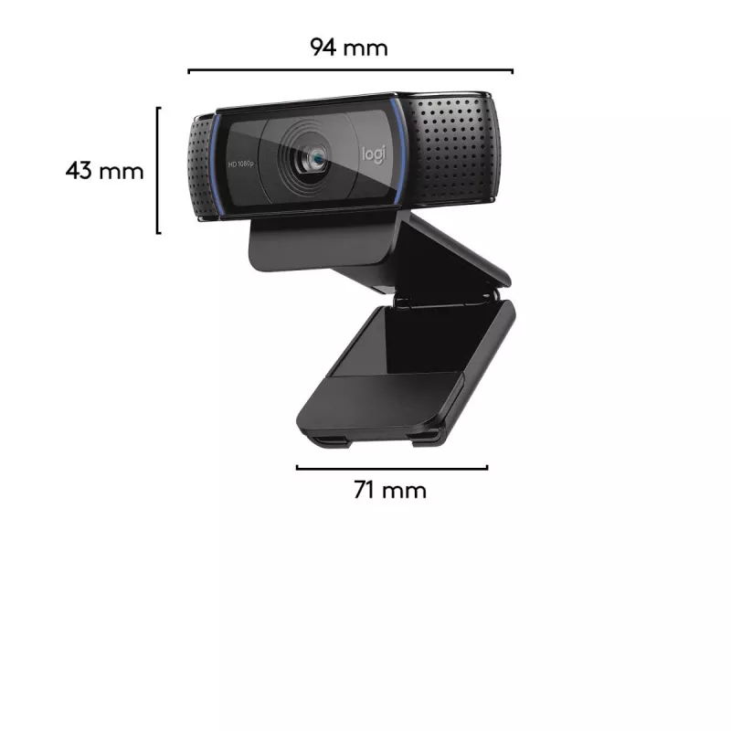LOGITECH C920 HD Pro tīmekļa kamera - USB