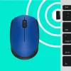 Logitech M171 bezvadu pele RF optiskā 1000 DPI, zila