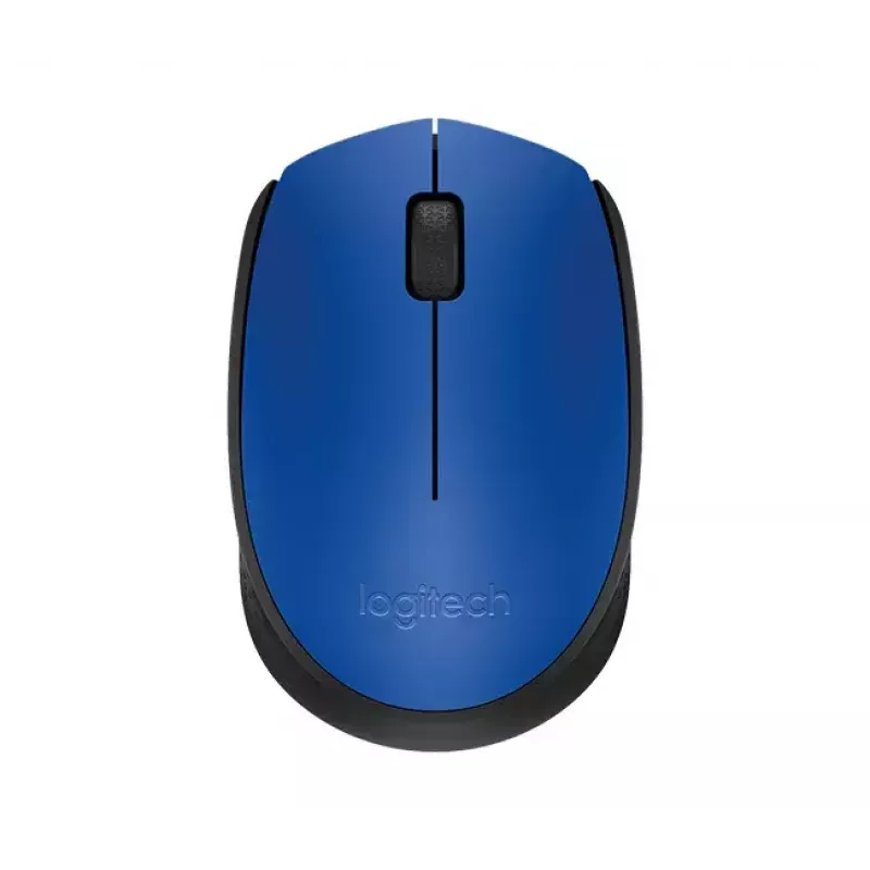 Logitech M171 bezvadu pele RF optiskā 1000 DPI, zila