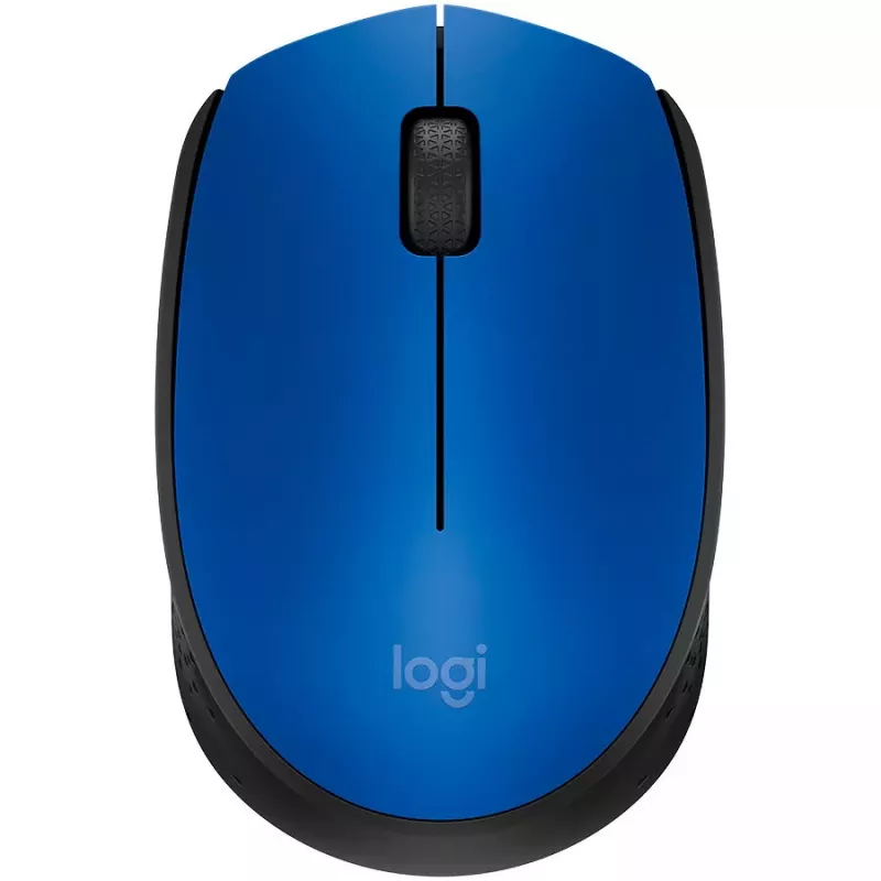 Logitech M171 bezvadu pele RF optiskā 1000 DPI, zila