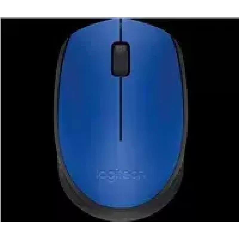 Logitech M171 bezvadu pele RF optiskā 1000 DPI, zila