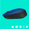 Logitech M171 bezvadu pele RF optiskā 1000 DPI, zila