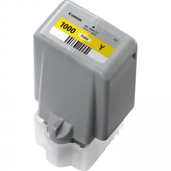 Canon PFI-1000Y dzeltenā tintes kasetne, 80 ml