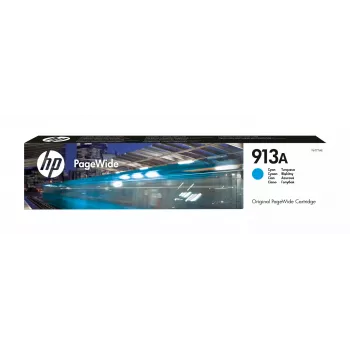 HP 913A Cyan Original PageWide kasetne, Ciāna, 1 gab., 3000 lapas