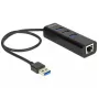 Docking Station DeLOCK 62653 Melna
