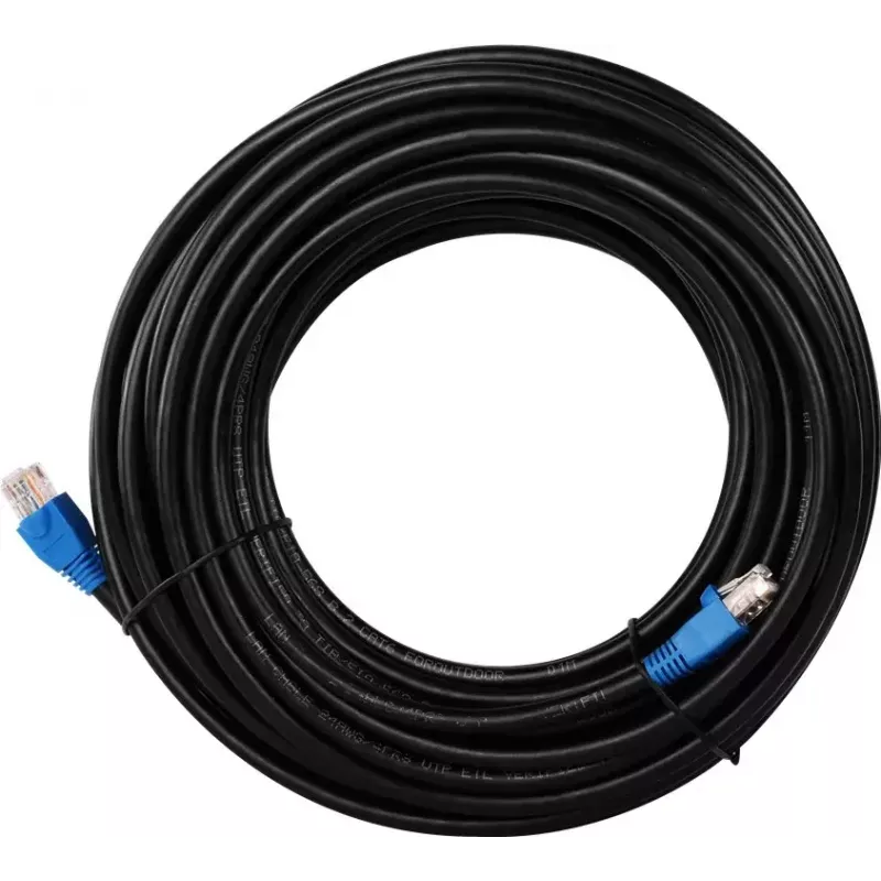 Tīkla kabelis Goobay 94392 RJ-45 Cat6 20 m Melns