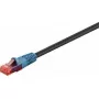 Tīkla kabelis GOOBAY Cat6 U/UTP Melns 60 m ar RJ-45 zeltītiem kontaktiem
