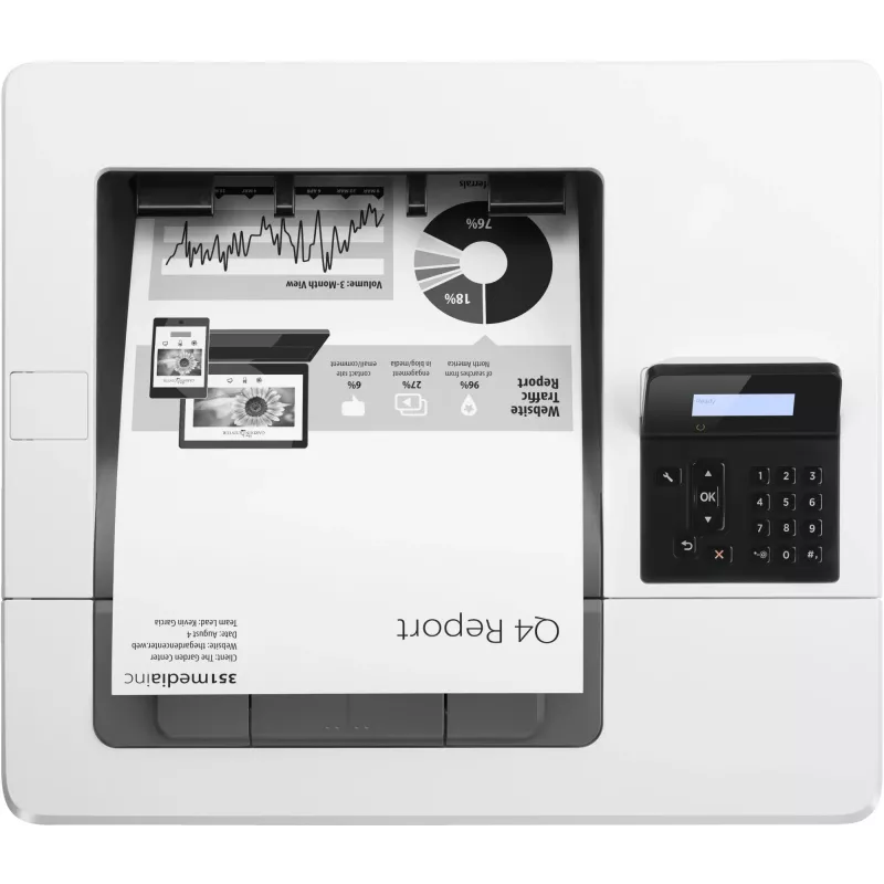 HP LaserJet Pro M501dn, lāzerprinteris, 600 x 600 DPI, A4, 43 ppm, divpusējā drukāšana, tīklam gatavs