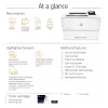 HP LaserJet Pro M501dn, lāzerprinteris, 600 x 600 DPI, A4, 43 ppm, divpusējā drukāšana, tīklam gatavs