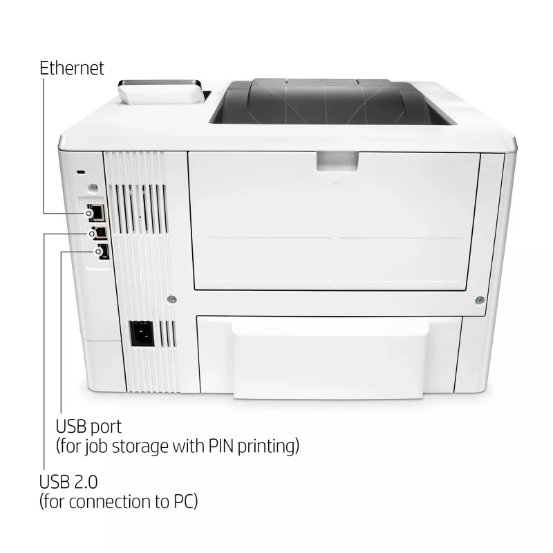 HP LaserJet Pro M501dn, lāzerprinteris, 600 x 600 DPI, A4, 43 ppm, divpusējā drukāšana, tīklam gatavs