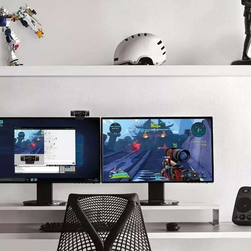 Logitech C922 1920 x 1080pikseļi USB melna tīmekļa kamera