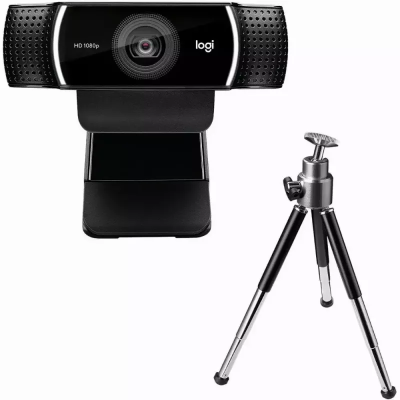 Logitech C922 1920 x 1080pikseļi USB melna tīmekļa kamera