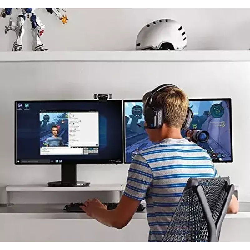 Logitech C922 1920 x 1080pikseļi USB melna tīmekļa kamera