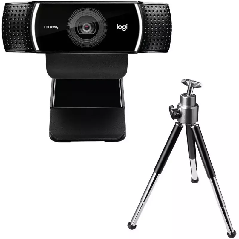 Logitech C922 1920 x 1080pikseļi USB melna tīmekļa kamera